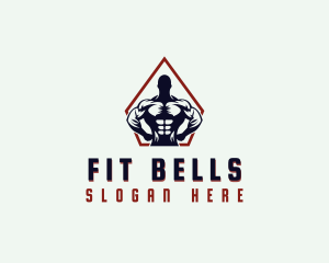 Fitness Muscular Trainer logo design