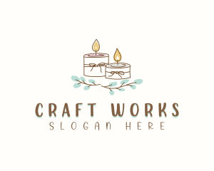 Scented Candle Wax logo design