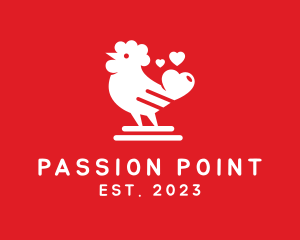 Chicken Heart Love  logo