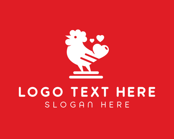 Rooster logo example 1