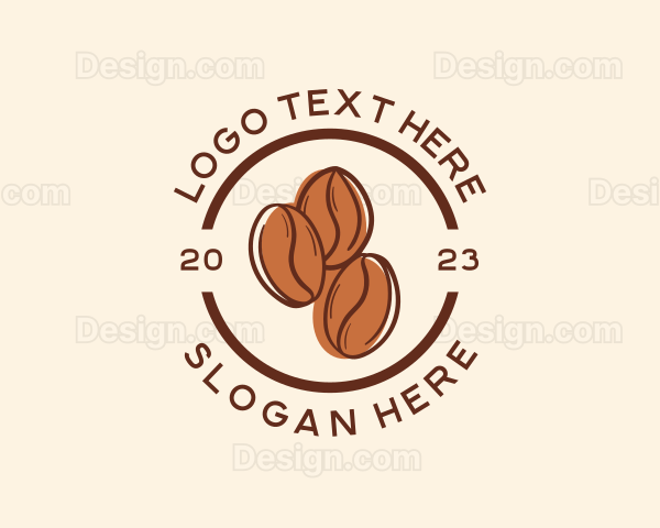 Coffee Bean Business Logo