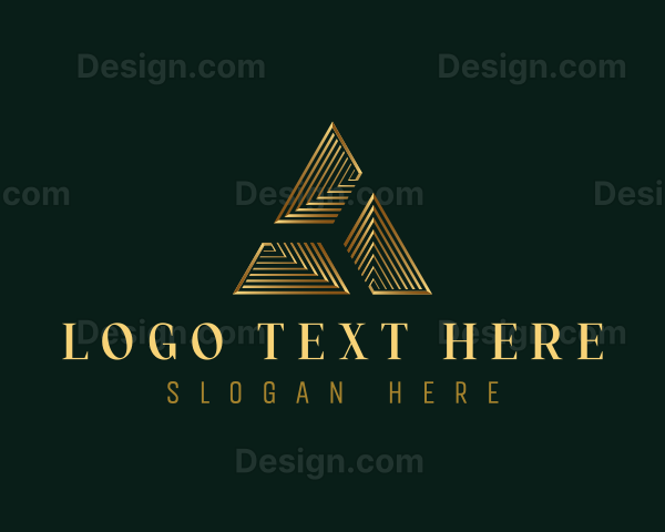 Premium Luxury Pyramid Logo