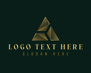 Premium Luxury Pyramid logo