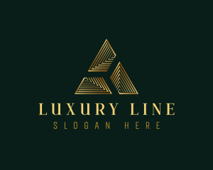 Premium Luxury Pyramid logo design