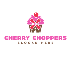 Cupcake Mill Bakery logo design