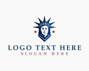 Lady Liberty Statue logo