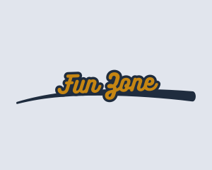 Retro Cursive Stroke logo design