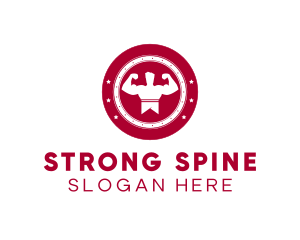 Strong Man Fitness Gym logo design