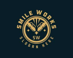 CNC Laser Machinery logo design