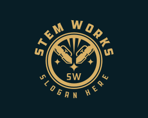 CNC Laser Machinery logo design