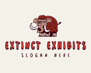 Prehistoric Mammoth Elephant logo