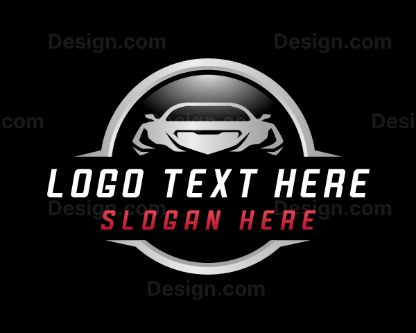 Racing Car Dealer Logo