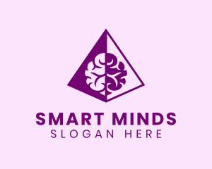 Pyramid Smart Brain logo design