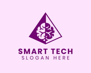 Pyramid Smart Brain logo design