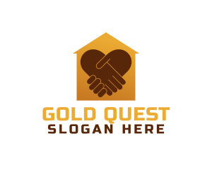 Gold House Deal logo design