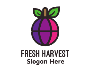Globe Fruit Plum logo