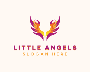 Holy Angelic Wings logo design