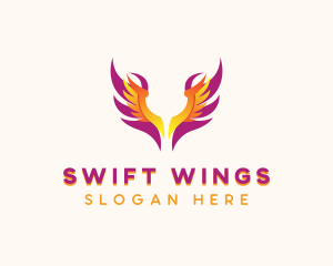 Holy Angelic Wings logo design