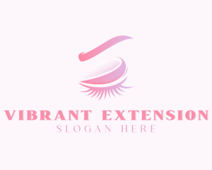 Beauty Makeup Eyelashes Cosmetics logo design