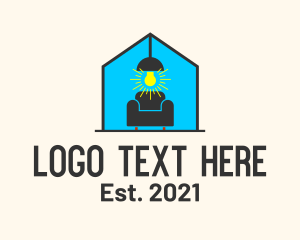 House Light Bulb Couch logo