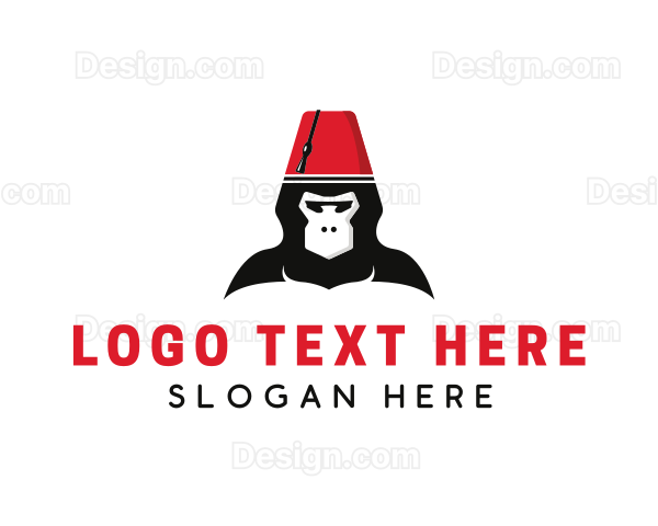 Turkish Hat Monkey Logo