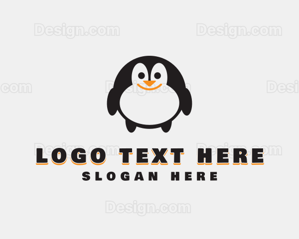 Penguin Toy Animal Logo