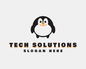 Penguin Toy Animal Logo