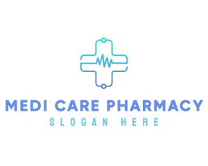 Medical Cross Pharmacy logo design