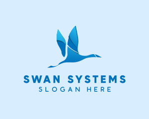 Aviation Flying Swan logo