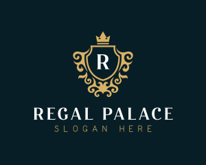 Regal Crest Shield logo design