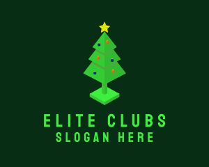 3D Christmas Tree  logo