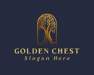 Golden Arch Tree logo design