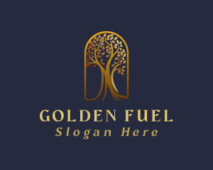 Golden Arch Tree logo design