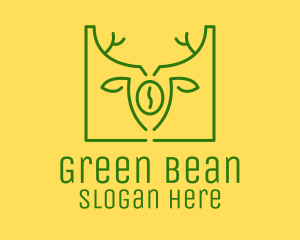 Green Organic Coffee logo design