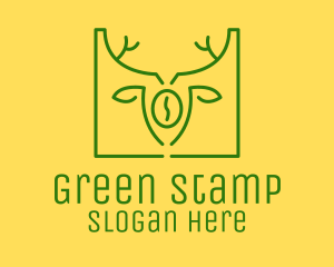 Green Organic Coffee logo design