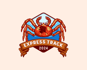 Alaska Crab Crustacean Logo