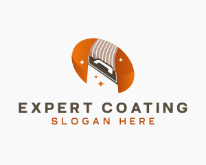 Masonry Plastering Construction logo design