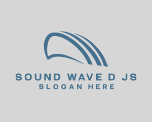 Minimalist Arch Wave logo design