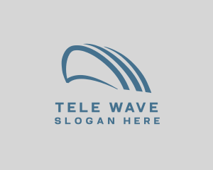 Minimalist Arch Wave logo design