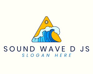 Ocean Tidal Wave logo design