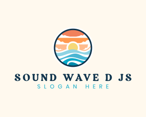 Ocean Tidal Wave logo design