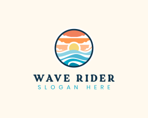 Ocean Tidal Wave logo design