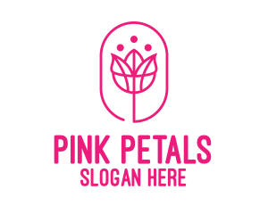 Pink Flower Salon logo