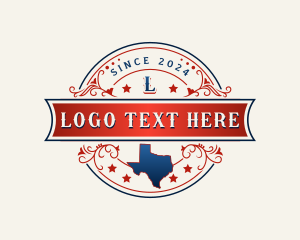 Texas State Map logo