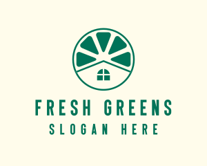 Green Lime House logo design