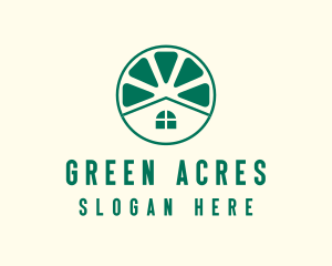 Green Lime House logo design