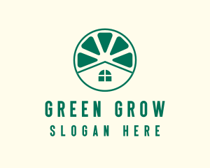 Green Lime House logo design