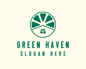 Green Lime House logo design