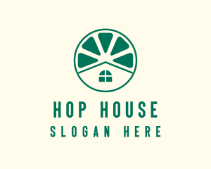 Green Lime House logo design