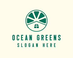 Green Lime House logo design